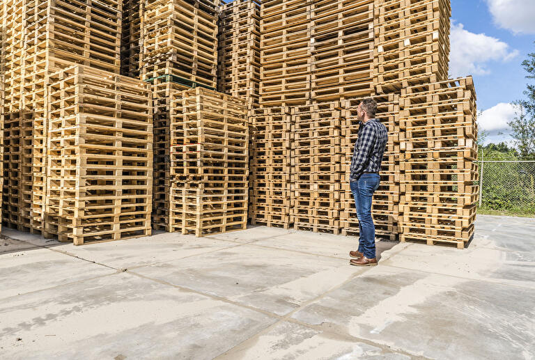 Nieuwe en gebruikte pallets te koop Palletrecycling